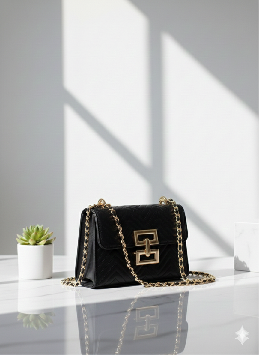 Sac à main femme noir élégant