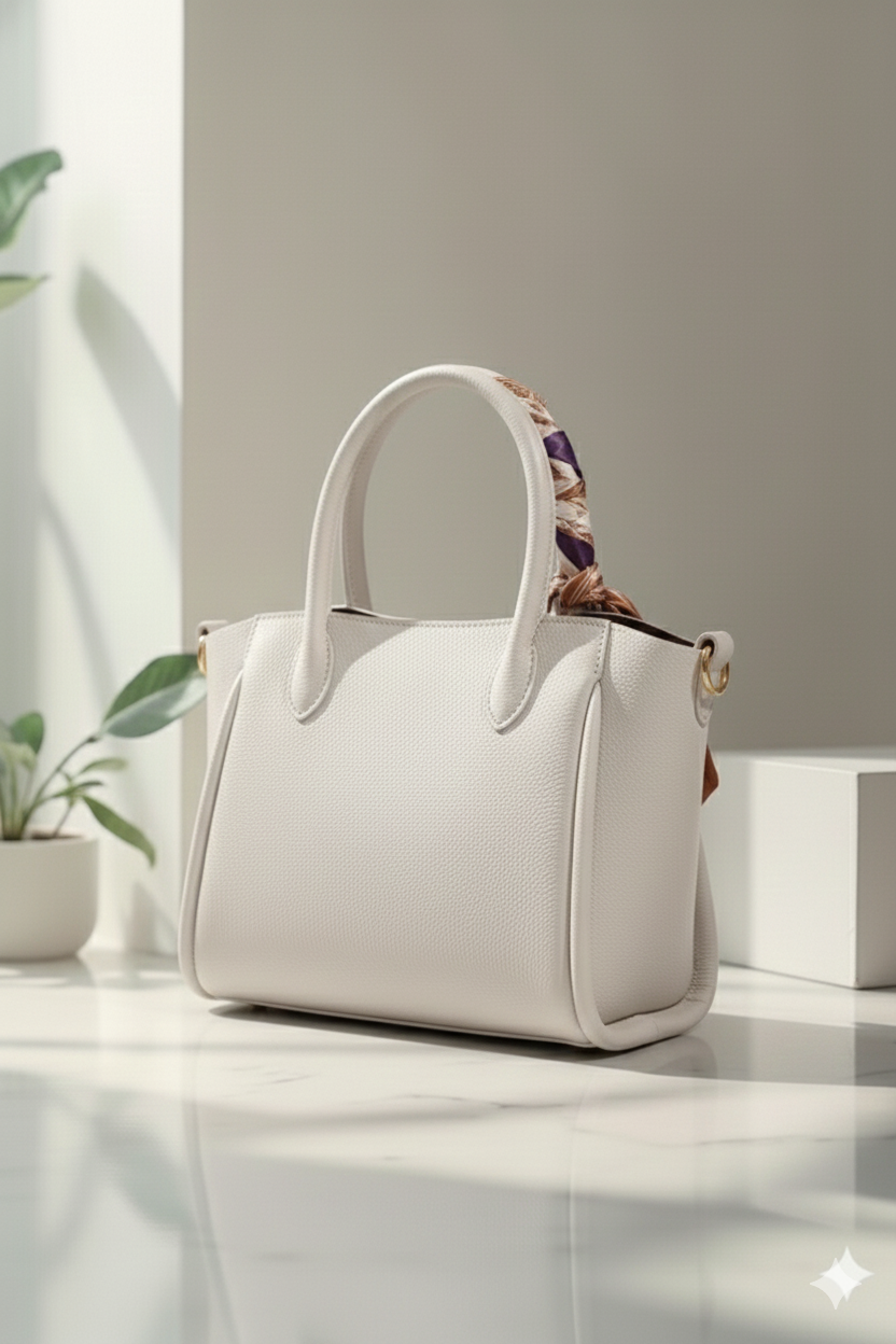 Sac à main blanche