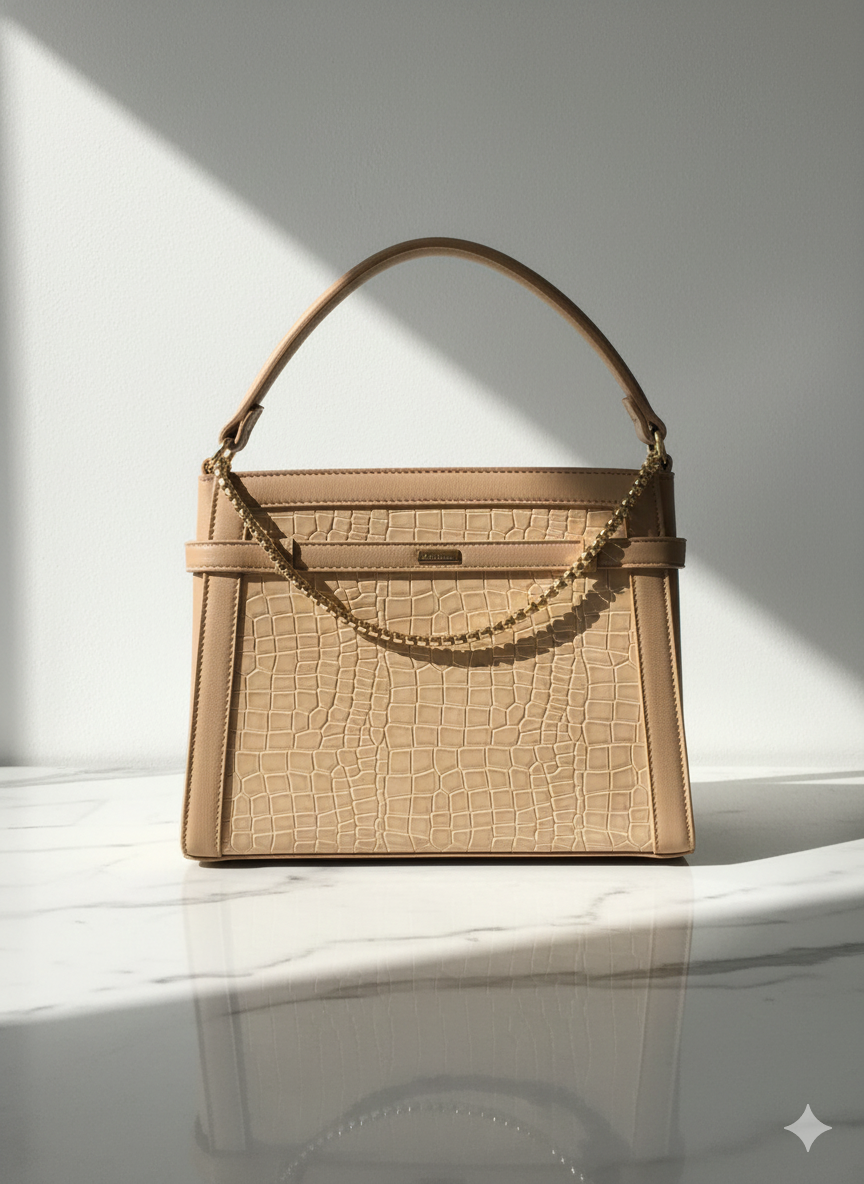 Sac à main femme beige  luxueux